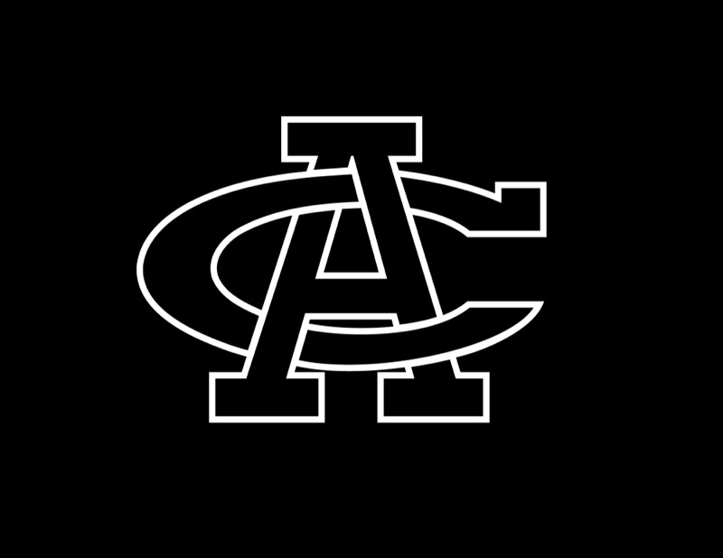 AC Monogram &mdash; White Outline